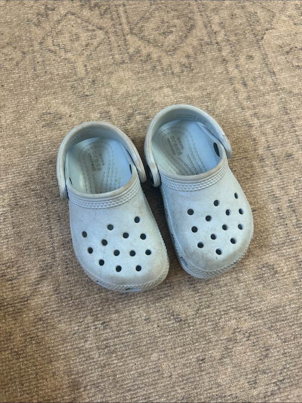 Light Blue toddler crocs